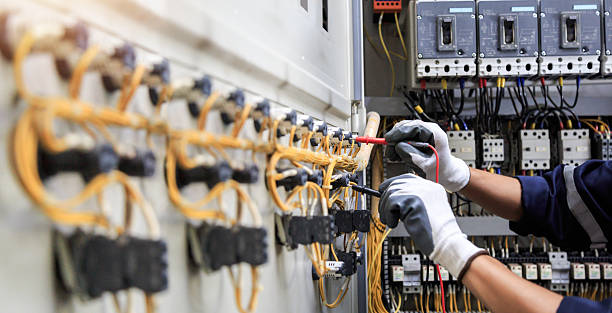 Professional Electrician technician working in Roberts, WI